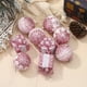 thumbnail image 2 of Set de adornos navideños de 9 piezas - bolas de espuma de 8 cm en rojo, blanco y rosa para decorar árbol y corona, 2 of 6