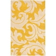thumbnail image 6 of SAFAVIEH Soho Blair Floral Wool Runner Rug, Gold/Ivory, 2'6" x 12', 6 of 10