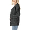 thumbnail image 5 of KOGMO Women's Waffle Knit Sweater Cardigans with Buttons and Pockets, 5 of 7