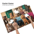 thumbnail image 4 of 1000 PCS 1000 Piece Wooden Puzzle The Dog In The Bedroom,Stress Relieving Puzzle,Funny Dog Wood Puzzle,Unique Artwork For Adults,Impossible Hard Difficult Challenging Puzzles,Gift For Dog Enthusiast, 4 of 6