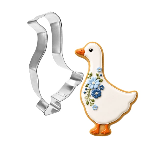 Goose Cookie Cutter 5 inches A3012 - The Cookie Cutter Shop - Tin Plated Steel Cookie Cutter