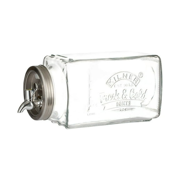 Kilner New Glass Fridge Dispenser 3 Litre