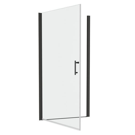 Shower Door 1 3/8" adjustment,universal pivot shower door, open outside, with 1/4" tempered glass finish 3272,Glass Shower Door