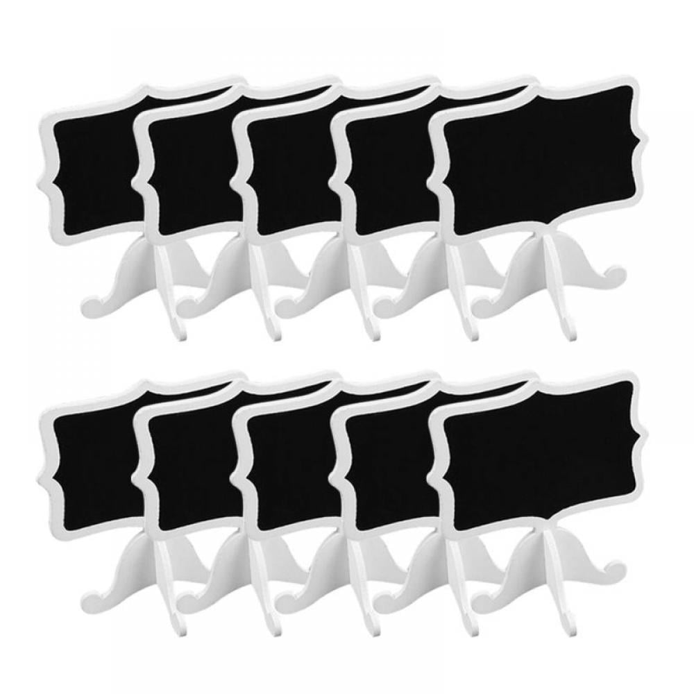 20 Pack Mini Chalkboards Signs with Easel Stand, Small Chalkboards