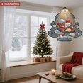 thumbnail image 3 of Stylish Metal Hanging Christmas Tree Wind Spinner - Elegant Outline Design with Colorful Ornaments for Garden & Yard Decor, 3 of 7