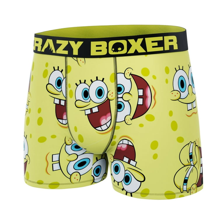 Men's Boxer Briefs - SPONGEBOB - CUBE GIFT BOX Sponge Faces