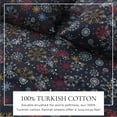 thumbnail image 2 of Great Bay Home 4-Piece 100% Turkish Cotton Flannel Sheet Set, California King, New Snowflake, 2 of 6