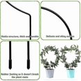 thumbnail image 3 of Metal Garden Trellis for Climbing Plants Mini Trellis Metal Plant Supports, Round and Heart Shaped, for Potted Plants 2 PCS, 3 of 5