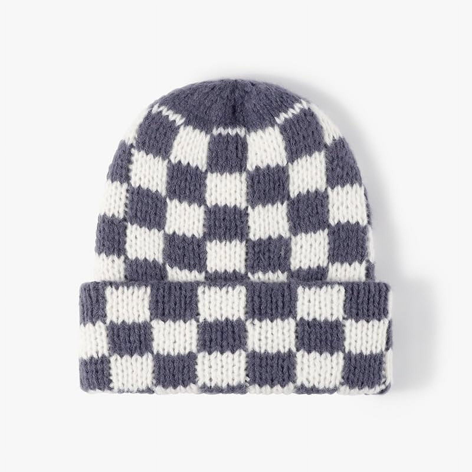 LinYooLi Y2k Beanie for Women Cat Crochet Hats Demon Beanies