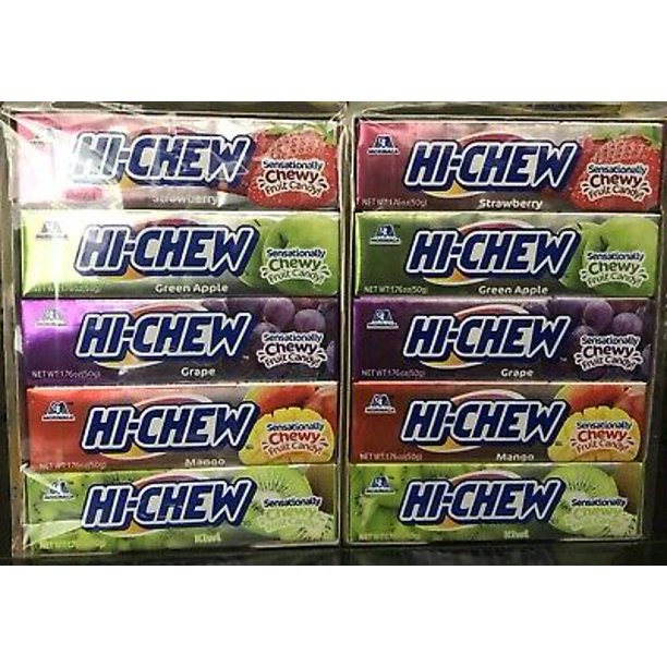 2 PACK HiChew Fruit Chews, Variety, 1.76 oz, 15 ct