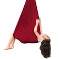thumbnail image 1 of Coofit Kids Therapy Swing Nylon 3.28ft Elastic Solid Color Snuggle Swing Cuddle Hammock, 1 of 1