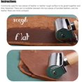 thumbnail image 5 of Seam roller for leather, quilting, panel tools, leather press edge roller, leather edge folder and smoother, leather glue, laminating roller, iron roller for handmade hobby beginners (medium), 5 of 5