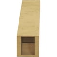 thumbnail image 4 of Ekena Millwork 5"W x 14"D x 14"H Olympic Rough Cedar Woodgrain TimberThane Knee Brace, Primed, 4 of 6