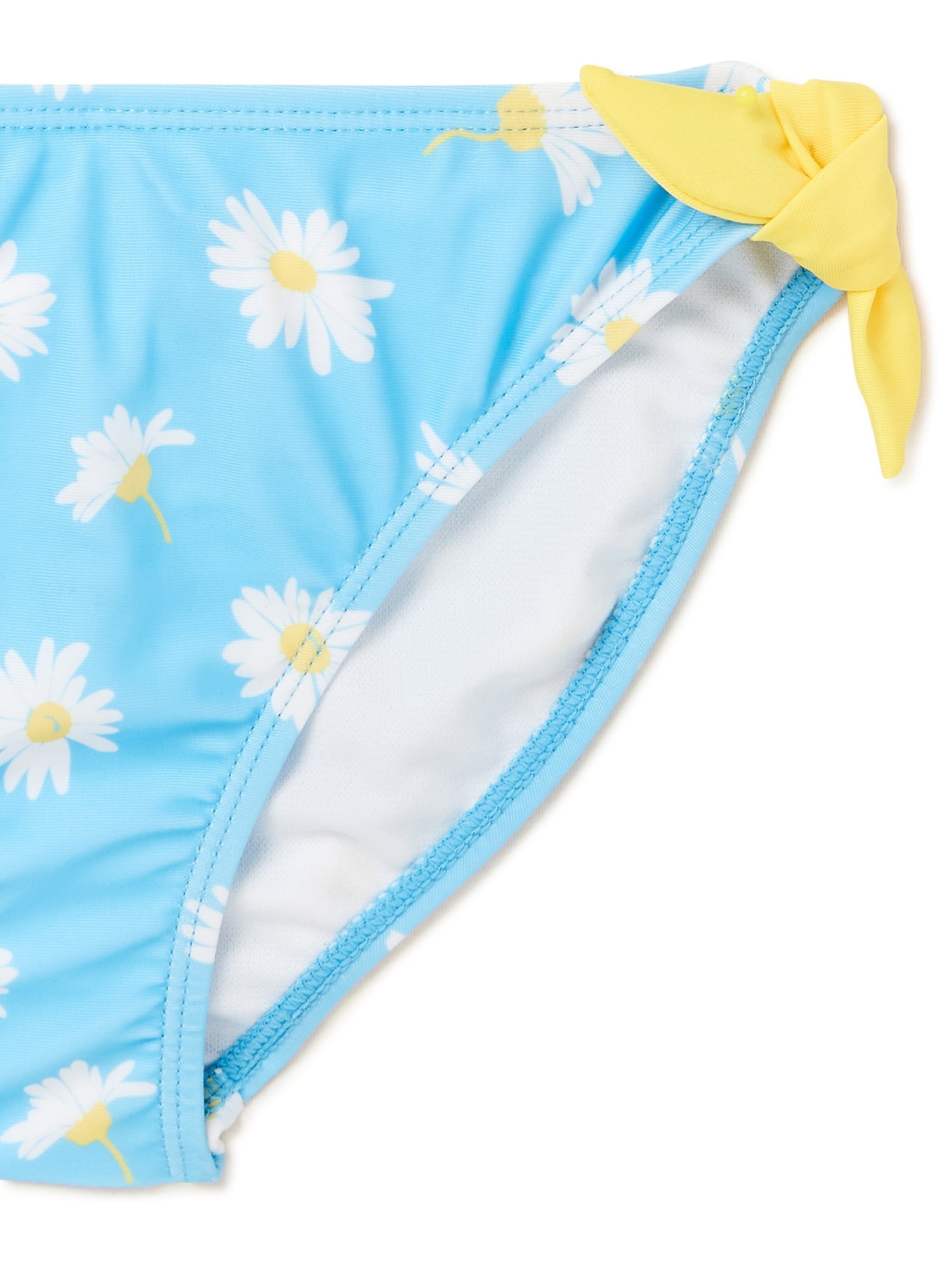 antonioellae Baby, Toddler, Big Girls & Tweens | Blue Daisy Two-Piece Bikini Set Blue/White / 2-3