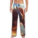 thumbnail image 1 of Balery Ferocious Dragon Fury Pantalones de pijama para hombre, pijama ultraligero, pantalón de descanso-Large, 1 of 6