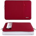 thumbnail image 3 of MOSISO Laptop Case 15 inch, 15 inch Laptop Sleeve Compatible with MacBook Air 15 M4 A3241 M3 A3114 M2 A2941 2025 2024 2023,Dell XPS 15,Polyester Vertical Computer Sleeve Bag with Pocket, 3 of 6