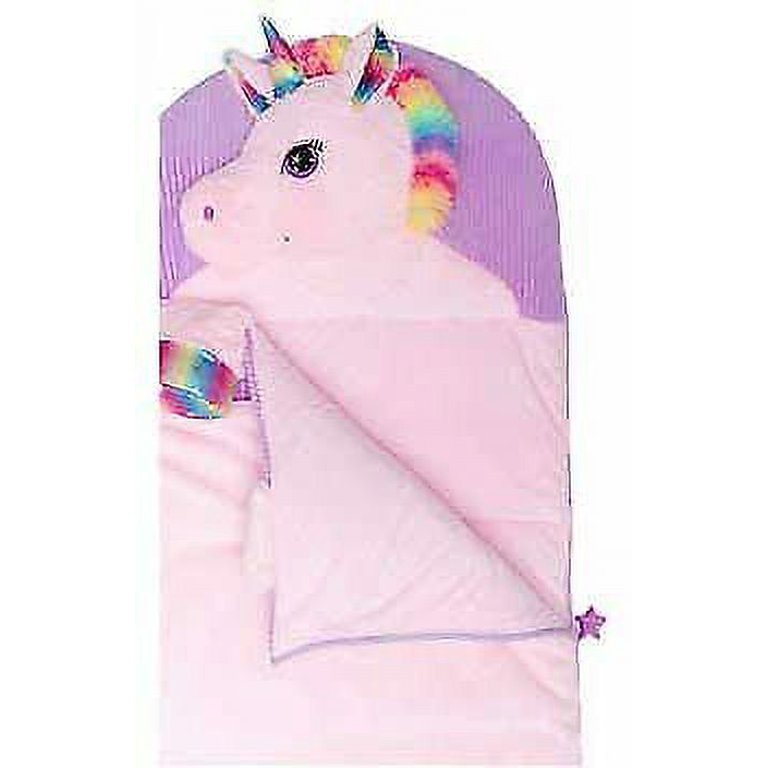 Hugfun Animal Slumber Bag Pink Unicorn