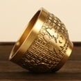 thumbnail image 3 of Guardoinrt Brass Fu Bowl Folk Housewarming Gift Chinese Traditional Feng Shui Bowl Small, 3 of 8