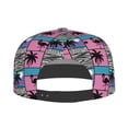 thumbnail image 4 of Balery Baseball Cap Flat Bill Hats for Men Adjustable Size for Running Workouts and Outdoor Activities All Seasons Dad Hat(Hawaii Palms ), 4 of 9