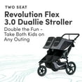 thumbnail image 4 of BOB Gear Revolution Flex 3.0 Duallie Jogging Stroller, Double Stroller, Graphite Black, 4 of 8