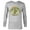 Athletic Heather, variant on Disney The Nightmare Before Christmas Beach Club Resort - Long Sleeve T-Shirt for Men - Customized-White