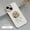 White, variant on ELEHOLD Cute Case for iPhone 15 Ultra Slim Thin Three-Dimensional Astronaut Hidden Kickstand Finger Ring Holder Stand Gold Plating Shockproof Case for iPhone 15,White