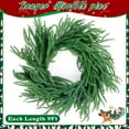 thumbnail image 2 of 9 Ft Norfolk Pine Garland, Artificial Dense Christmas Garland Ornaments, Real Touch Greenery Garland for Fireplace, Stairs, Table, Mantle, Wall, Indoor, Outdoor Christmas Decorations, 2 of 8