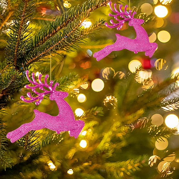 Colgante Dorado para Árbol de Navidad, Juego de Adornos Brillantes, Elegante Decoración Navideña, Ideal para Fiestas En Casa, para Uso En La Oficina y El Hogar, Juego de 5 Piezas, Ambiente Festivo.