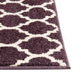 thumbnail image 3 of Unique Loom Trellis Collection Area Rug - Philadelphia (5' 1" x 8' Rectangle Purple/Ivory), 3 of 11