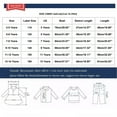 thumbnail image 2 of Clothes for Girls 3-14 Years Sherpa Fleece Lined Winter Jacket Hooded Windbreaker Thick Warm Heavyweight Kids Coats (5 Years, Navy), 2 of 6