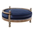 thumbnail image 1 of Hound Navy Blue Velvet Pet Bed, 1 of 7