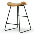 thumbnail image 5 of Glamour Home Atia 25" Fabric Counter Stool with Low Back Seat - Beige (Set of 2), 5 of 6