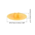 thumbnail image 2 of Screw Cap Covers, 120 Pack 16.7x4.3mm Plastic Screw Decoration Cover, Orange, 2 of 5
