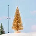 thumbnail image 1 of Mini árboles de Navidad, árbol de Navidad Artificial, cepillo para botellas, árboles de Navidad con Base de madera para decoraciones artesanales de mesa para el hogar, 1 of 4
