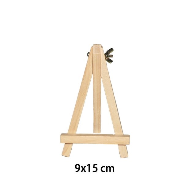 Caballete pequeño de madera maciza plegable para escritorio, estante de exhibición de escritorio de madera para niños, caballete pequeño para bocetos al óleo