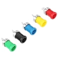thumbnail image 1 of Conector tipo banana, P3007 10 piezas Conector tipo banana de colores mezclados Conector tipo banana para montaje en panel Rendimiento de primer nivel, 1 of 12