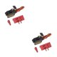 thumbnail image 3 of Vogacara Juego de servo de dirección RC, componente de actualización profesional, modelo de vehículo, Kit de servos sensibles con reemplazo Type1 NO1, 3 of 6