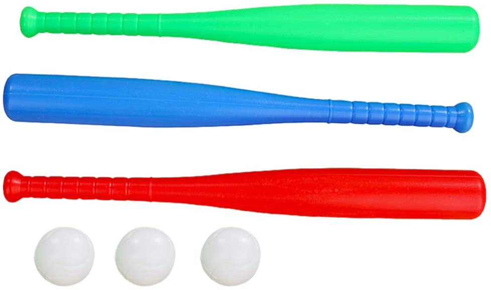 Seacanl Baseball Bat Toys Base Ball Bats Mini bâton de Baseball en Plastique pour l'entraînement