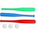 thumbnail image 1 of Juego de bate de béisbol para niños, bate de plástico y pelota, juego combinado de 3 bates de béisbol y 3 pelotas - Juego de juguetes de béisbol para niños y niñas Namotu WRLF-288, 1 of 7