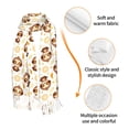 thumbnail image 3 of Shawl Wraps for Women - Sloth Yoga Oversized Fall Winter Fashion Blanket Scarf for Women, 3 of 6