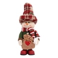 thumbnail image 2 of Xihbxyly Muñeca de Pie con Sombrero de Copa, Tela Festiva de Lino y Felpa, Diseño de Postura Estable, Decoración Navideña para El Hogar, Ambiente Festivo Acogedor, Ideal para Sala de Estar o Tienda,, 2 of 6