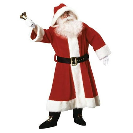 Old Time Mens Adult Christmas Holiday Costume Santa Suit-Std