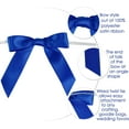 thumbnail image 3 of Dalrosia 50PCS Satin Bow for Gift Wrapping Twist Tie Bows for Wedding Favors Candy Apples Party Valentine's Day Christmas Decorations, 3 of 6
