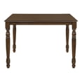 thumbnail image 3 of ACME Table Carrée en Bois de Comptoir en Noyer Dylan, 3 of 6