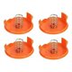 thumbnail image 1 of Cable (4 cubiertas de carrete + 4 resortes) Tapa de carrete de repuesto para BLACK+DECKER RC-100-, 1 of 5