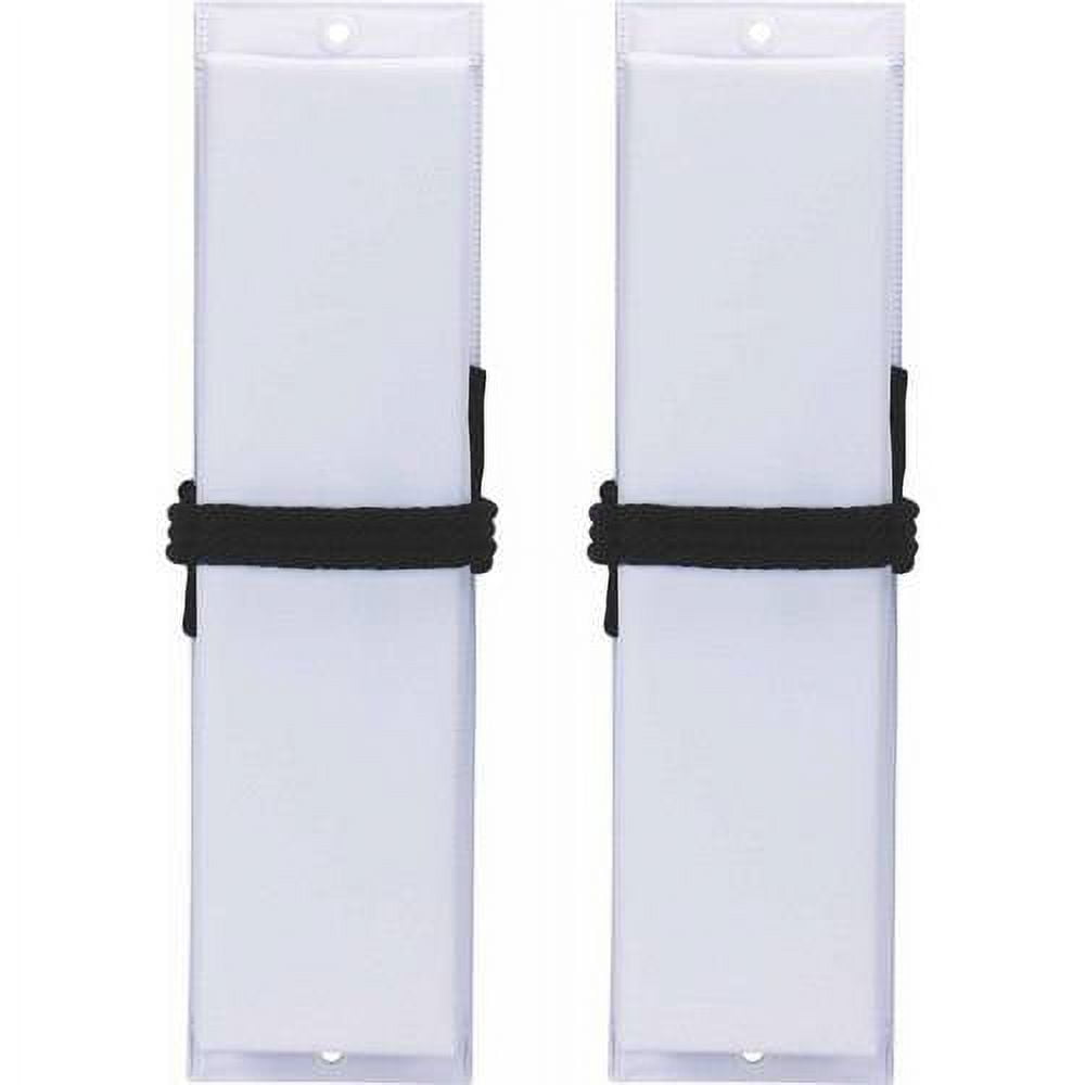 Extreme Max BoatTector Flat Fender Value 2-Pack - 26", White White Twin Pack