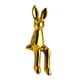thumbnail image 5 of Escultura decorativa de conejo para sala de estar, dormitorio y escritorio. Oro, 5 of 9