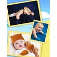thumbnail image 2 of Dsseng 6 Pieces Bear Ears Mittens Gloves Newborn Baby Hats and Mittens Set Swaddling Sleeping Warm Hats for Infants Boys Girls, 2 of 5