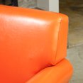 thumbnail image 2 of Hansborough Leather Burnt Orange Club Chair, 2 of 3