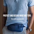 thumbnail image 3 of Travel Money Belt, RFID Blocking for Men & Women - Ideal for Keeping Your Cash, Credit Card, Passport, Phone Safe When Traveling (Sleek Black), 3 of 9